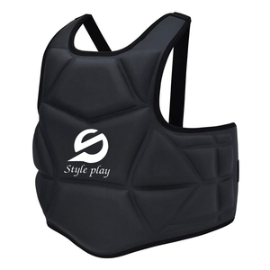 Protection de Poitrine de Boxe en Cuir Véritable et PU Écologique de Qualité Supérieure, Durable, pour Entraînement Professionnel de Kickboxing, Nouvelle Arrivée - Product Image 4