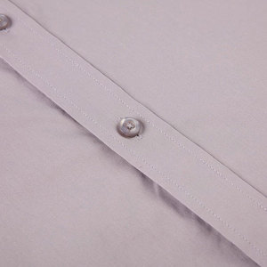 Camisa de Vestir Personalizable para Hombre, de Manga Larga, Mezcla de Algodón Ecológico y Transpirable, Corte Entallado, Estilo Casual de Negocios y Formal - Product Image 6
