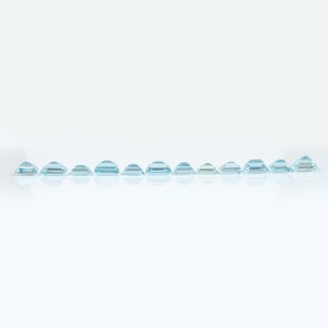 Piedra Preciosa Suelta de Aguamarina Natural, Corte Octogonal, Aguamarina Azul Facetada de Alta Calidad con Corte Esmeralda para Joyería - Product Image 4
