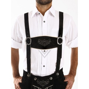 Lederhosen traditionnels bavarois pour hommes de qualité supérieure, design élégant et moderne, décoration brodée, cuir de haute qualité, shorts Lederhosen - Product Image 5