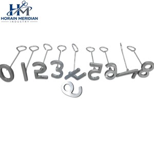 Hierro de Marcar de Alta Resistencia con Números y Letras, Herramienta Reutilizable de Identificación de Ganado de Aluminio para Uso Veterinario en Cerdos - Product Image 5