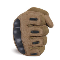 Guantes de Motociclismo de Cuero para Carreras, Protección Completa para los Dedos, Transpirables, Antideslizantes, con Pantalla Táctil, para Motocross