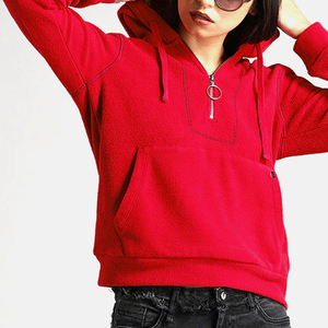 Sudadera con Capucha de Diseño OEM de Alta Calidad, Estilo Urbano, Informal para Mujer, Personalizable, de Algodón Grueso, Cálida, con Lavado Ácido - Product Image 2