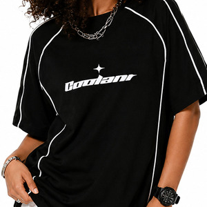 Camiseta de Fútbol Americano Reflectante de Malla Transpirable para Mujer, Cuello en V, Estilo Urbano, Uniforme de Equipo Oversize, Producción de Números Personalizados - Product Image 5