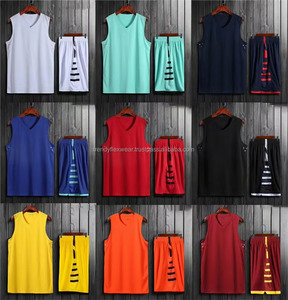 Uniforme d'équipe de basketball professionnel pour hommes avec logo personnalisé, séchage rapide, grande taille, sans manches, vêtements de sport d'entraînement 2025 - Product Image 5