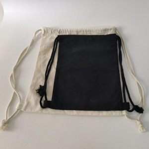 Cotton Canvas <b>Drawstring</b> Shopping <b>Bags</b> Customized Eco-Friendly Cotton <b>Drawstring</b> <b>Bag</b> Wholesale Sport Gym <b>Bags</b> - Product Image 4