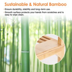 2-Tier Expandable Bamboo <b>Spice</b> <b>Rack</b> <b>Kitchen</b> Storage Seasoning Organizer Cabinet Stackable and Extendable <b>Spice</b> Jar <b>Rack</b> - Product Image 5