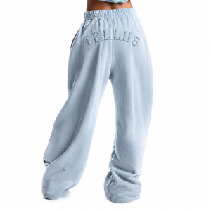 New Casual Fleece Womens Flared Sweatpants Oversize Straight Pants Baggy <b>Trousers</b> Women 2026 - Product Image 1