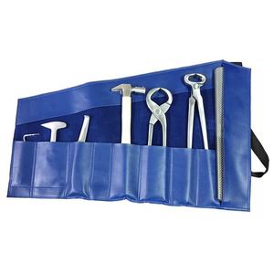 ชุดอุปกรณ์ Farrier ในห้องแล็บทำเอง,ชุดอุปกรณ์จัดเก็บกระเป๋าสตางค์แบบม้วนพร้อมชุดปลอกหนัง - Product Image 1