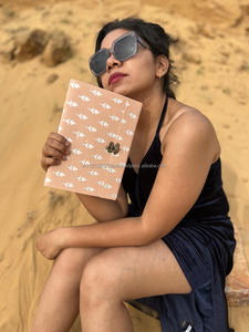 Nuevo Real hecho a mano cubierta dura tela cierre diario bohemio tradicional Vintage cubierta colorida sin forro reciclado hoja diarios - Product Image 4