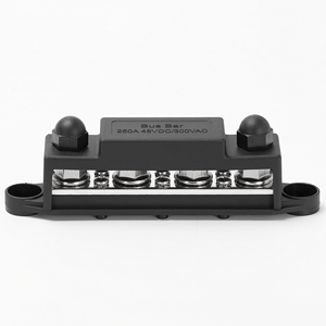 Bloque de Distribución de Cobre para Barra Colectora 250A 12V con Terminales de 4x3/8” Certificado RoHS y CE para Barcos, Automoción y Energía Solar - Venta al por Mayor - Product Image 4