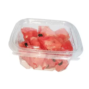 Großhandel Lebensmittel behälter aus klarem Kunststoff mit Deckel PET Obst behälter Box Lieferant