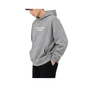 เสื้อฮู้ดผู้ชายปักโลโก้ตามสั่ง ผ้าฝ้าย 100% เฟรนช์เทอร์รี่ ทรงปกติ มีกระเป๋า ดีไซน์สำหรับฤดูหนาว สวมใส่สบาย ไม่ยับ - Product Image 5