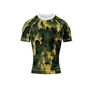 Customized Rash Guard with UV Protection Durable & Quick Dry Spandex/Polyester for Outdoor Fitness Activities - Product Image 5