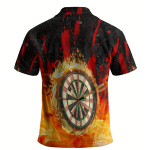 Polo personnalisé pour homme grande taille 2026 - Manches courtes, boutons, logo, texte et nom personnalisables, maillot de sport - Product Image 1