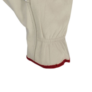Goatskin Leather <b>Driver</b> Work <b>Gloves</b> with Cut Protection Grain Texture Heat Resistance Great for Tough Jobs - Product Image 6