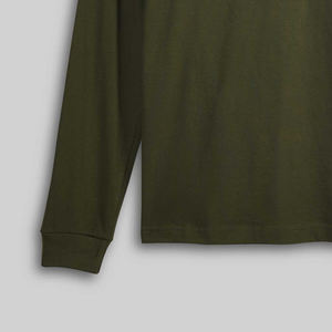 Camiseta de Verano para Hombre, Ajustable y Cómoda, de Manga Larga, Cuello Redondo, Costuras de Alta Calidad, Material Suave, con Logotipo - Product Image 3