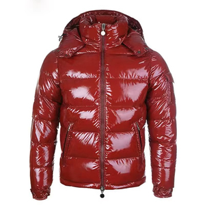 Veste parka matelassée pour homme, style vintage, 100% polyester, taille ajustable, vestes en duvet durables pour homme avec manches régulières - Product Image 2
