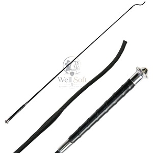 Látigos de Equitación de Acero Inoxidable de Alta Calidad con Cuero PU - Colores y Tamaños Personalizables, Marca Personalizada - Product Image 6