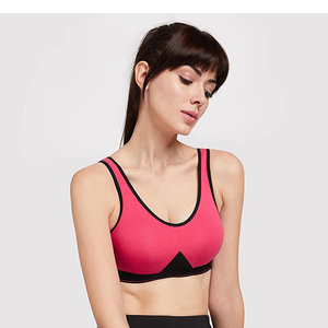 <b>Top</b> Trending Women's Plus Size <b>Cross</b> Back Yoga Sports Bra Breathable Adjustable Seamless High Support Front Eco-Friendly - Product Image 3