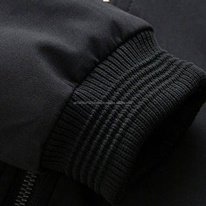 Chaqueta de bombardero para hombre de color personalizado para exteriores, chaqueta de bombardero estampada con logotipo personalizado de tela cómoda y ligera barata - Product Image 4