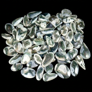Agate mousse naturelle, quartz solaire, cabochon, pierres précieuses en vrac de formes variées pour la fabrication de bijoux - Product Image 1
