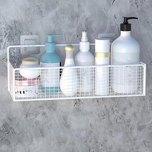 Cesta Multiusos de 15 Pulgadas con Gancho, Solución de Almacenamiento de Alambre de Acero Resistente, Asas Curvas Fáciles de Agarrar, Organización Decorativa - Product Image 4