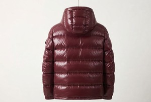 Veste matelassée décontractée haut de gamme à col montant, fermeture boutonnée, isolée, couleur unie, doudoune d'hiver avec logo frontal - Product Image 2