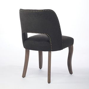 Set di 2 Sedie da Pranzo Moderne in Legno Stile Fattoria con Rivestimento Imbottito per Cucina e Uso Esterno - Product Image 4