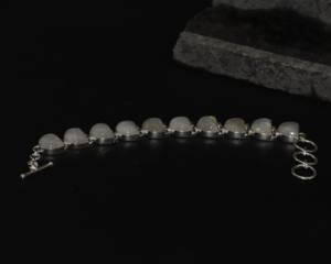 Pulsera de Piedras Preciosas Naturales Arcoíris con Plata de Ley 925 |   Pulsera de Piedras Preciosas Multicolores |   Joyería de Plata Hecha a Mano para Mujer - Product Image 3