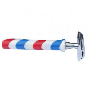 Custom Logo Kaamir Instruments Acrylic Spiral Handle Stainless Steel <b>Single</b> <b>Blade</b> Super Stainless Steel <b>Blades</b> Safety <b>Razor</b> - Product Image 4