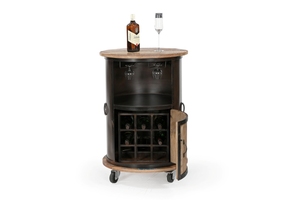 Best Selling Industrial Iron Wooden Round <b>Small</b> <b>Bar</b> - Product Image 2