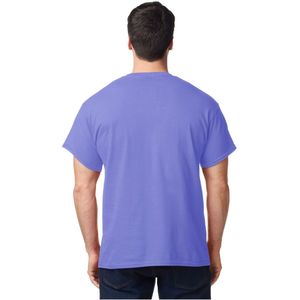 Lavender <b>Purple</b> Mens Classic Crew Neck Short Sleeve T Shirt Plain Cotton Tee Regular Fit Casual Basic Custom Logo Wholesale - Product Image 2