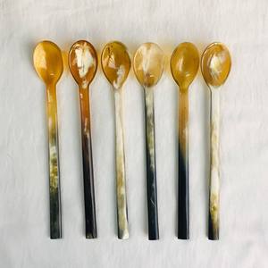 Nouvel arrivage : Ensemble de couverts en corne polie au design thématique, cuillères et fourchettes, la meilleure vaisselle avec finition personnalisée - Product Image 6
