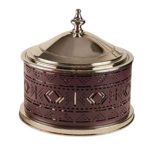 Stainless Steel Casserole Food Warmer <b>Pan</b> <b>with</b> Low Profile Dome <b>Lid</b> Heavy Duty Double Handle Induction Buffet Serving Pot - Product Image 3
