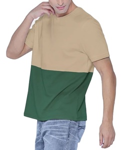 T-shirt de sport pour homme de qualité supérieure, entraînement en salle de sport, fitness, OEM personnalisé, 100% coton, séchage rapide, respirant, col rond, manches courtes - Product Image 1