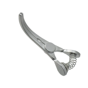 Pinza Glover DeBakey para Bulldog, con mandíbulas curvas atraumáticas, manual, de acero inoxidable, juego de instrumentos para cirugía vascular, para uso en UCI - Product Image 1