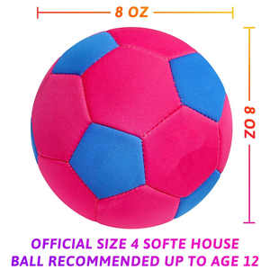Balón de Fútbol de Alta Calidad con Acolchado de Goma Suave, Tamaño 4, Resistente y Ligero, para Entrenamiento y Entretenimiento en Interiores - Product Image 2