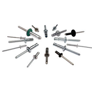 Remaches ciegos de cabeza de cúpula de aluminio Hydrapeel Avlock International de alta calidad con mandril de despegue para tuercas, para un fijación metálica segura y duradera - Product Image 1