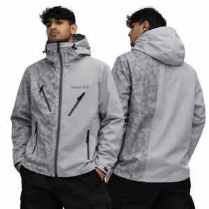 Chaqueta Ligera Impermeable para Hombre, con Capucha, Cortavientos, para Exteriores, con Paneles de Camuflaje, Estilo Urbano, Venta al Por Mayor - Product Image 1
