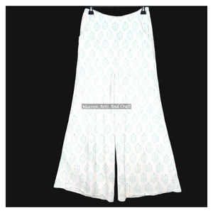 Customized Lightweight Breathable Cotton Palazzo <b>Pants</b> For Women <b>Summer</b> Wide Leg Trousers For Office Work & Casual Wear #1 <b>Pants</b> - Product Image 5