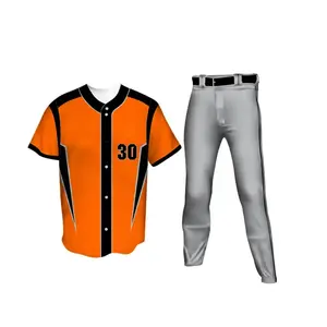 Nouveauté : Ensemble d'uniformes de baseball et de softball sur mesure, haute qualité, séchage rapide, respirant, 100 % polyester - Product Image 1