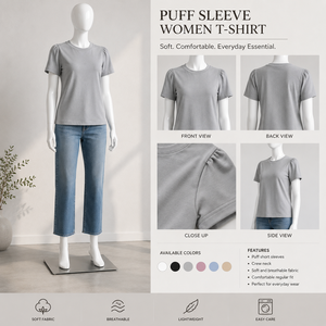 Camiseta Unisex Gris con Capucha y Manga Corta, 100% Algodón Tejido, Corte Holgado Regular, Transpirable, Color Sólido, con Logo, para Todas las Temporadas - Product Image 5