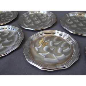 Juego de Posavasos Metálicos Ecológicos de Lujo y Duraderos con Opciones Personalizables para el Hogar, Cafetería, Restaurante, Accesorios y Suministros - Product Image 3