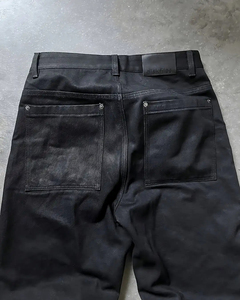 Vaqueros holgados de mezclilla estilo High Street, personalizados con bordados vintage, pantalones de moda urbana para hombre, vaqueros holgados de mezclilla estilo Lazy. - Product Image 4