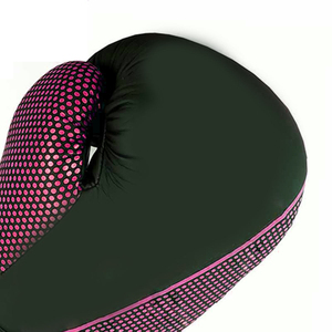Gants de boxe en cuir PU personnalisés avec sangle de poignet réglable en velcro, respirants, pour l'entraînement et les arts martiaux - Product Image 4