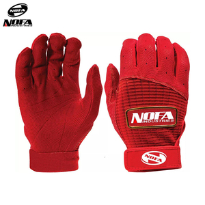 Guantes de Bateo de Béisbol para Zurdos Personalizados, Cuero PU, Absorción de Impactos, Cierre de Velcro, Guantes Deportivos Duraderos y Ligeros - Product Image 2