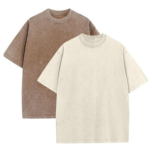 Camiseta Oversize Vintage con Lavado Ácido para Hombre, Ajuste Holgado, Estilo Urbano, Casual, Calidad Premium, Ropa de Marca de Moda - Product Image 5