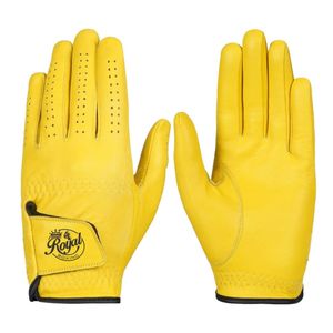 Gants de golf en cuir véritable souple, antidérapants, durables, respirants, imperméables, personnalisables, unisexes - Product Image 1