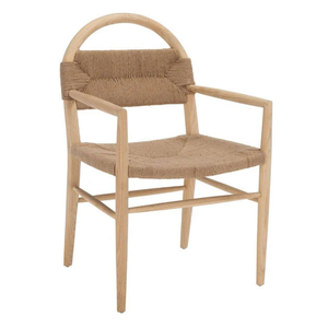 Minimalist Design Dining Chair Woven Rope <b>Backrest</b> For Home Furniture Decoration and Hotel Furniture Decoration - Product Image 1
